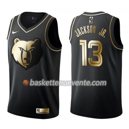 Maillot Basket Memphis Grizzlies Jaren Jackson Jr. 13 Nike Noir Gold Edition Swingman - Homme